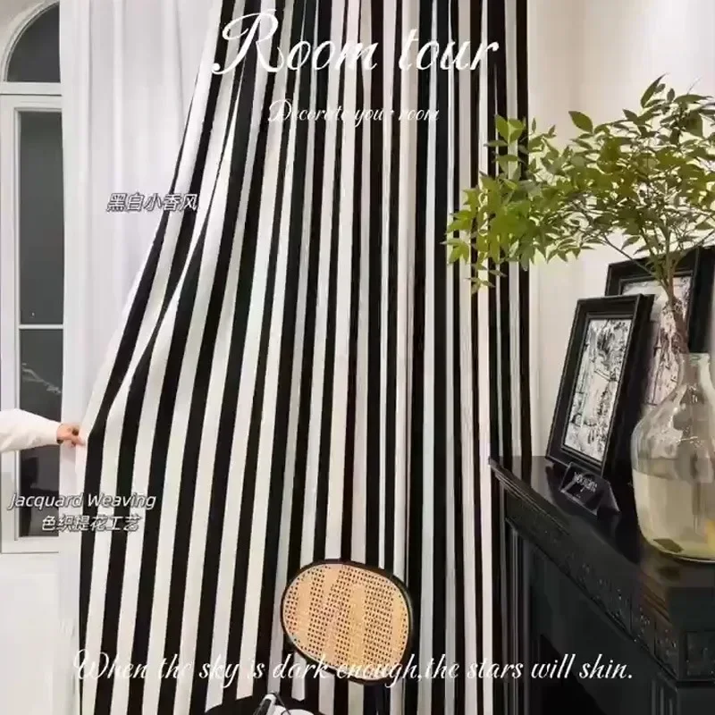 Home Fragrance In French - Cortina Jacquard de chenilla blanca y