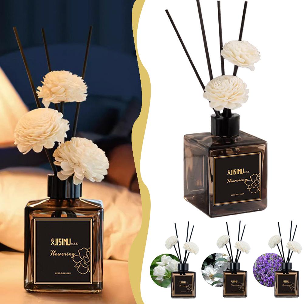 Home Fragrance Jasmine & Yuzu Porcelain Diffuser - Jazmín lavanda sin llama fragancia casera