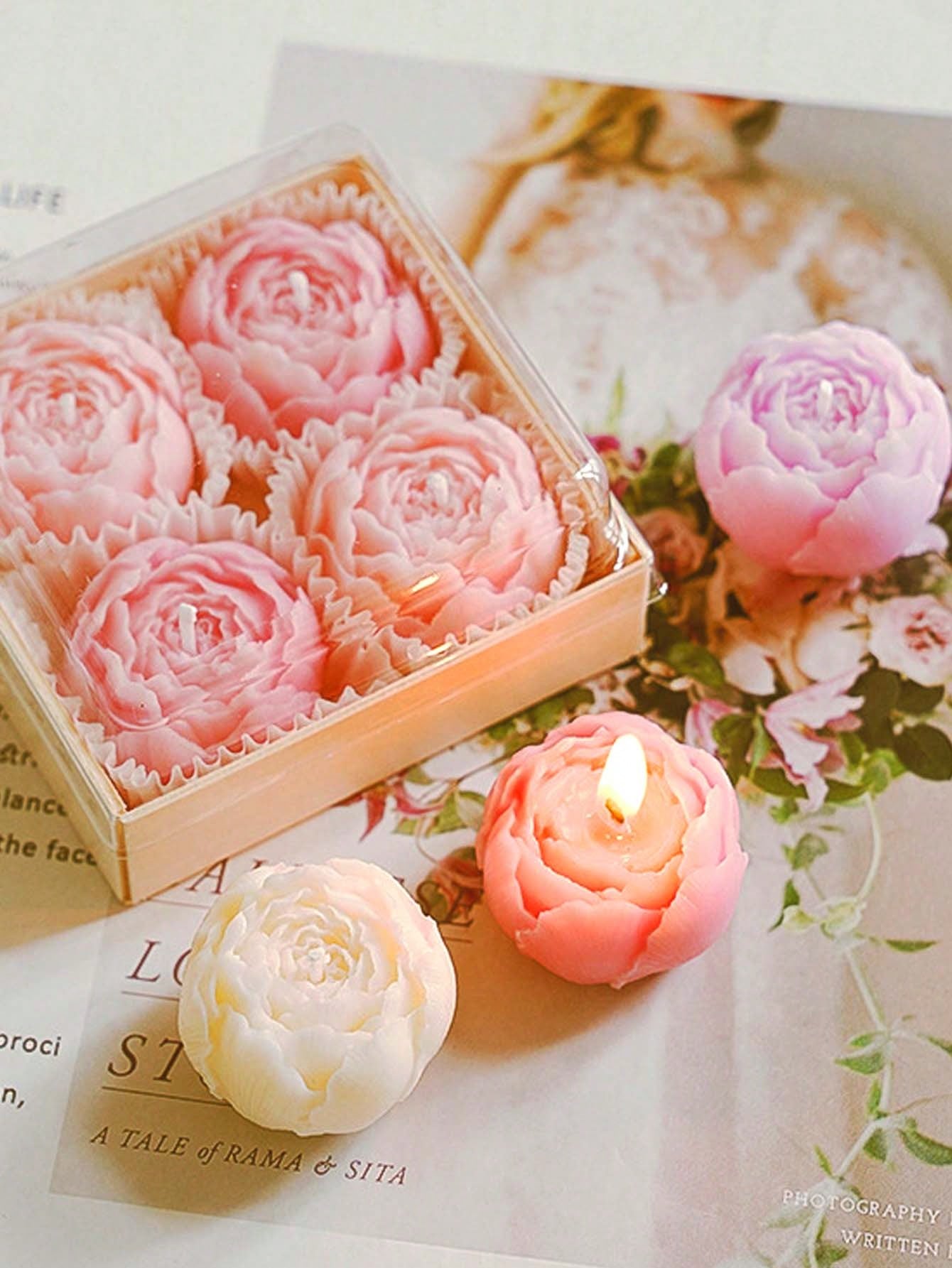 Home Fragrance Gift Set - Caja de Regalo con Velas Aromáticas