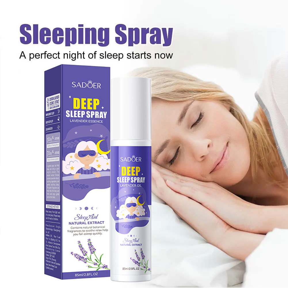 Lavender Pillow Spray - Spray de lavanda para dormir, 85ml,