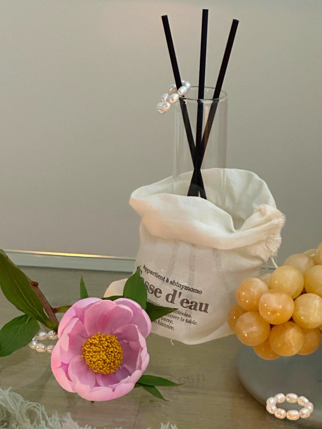 Shinymomo - Florero de Vidrio  - Home Fragrance In French reseña y precio