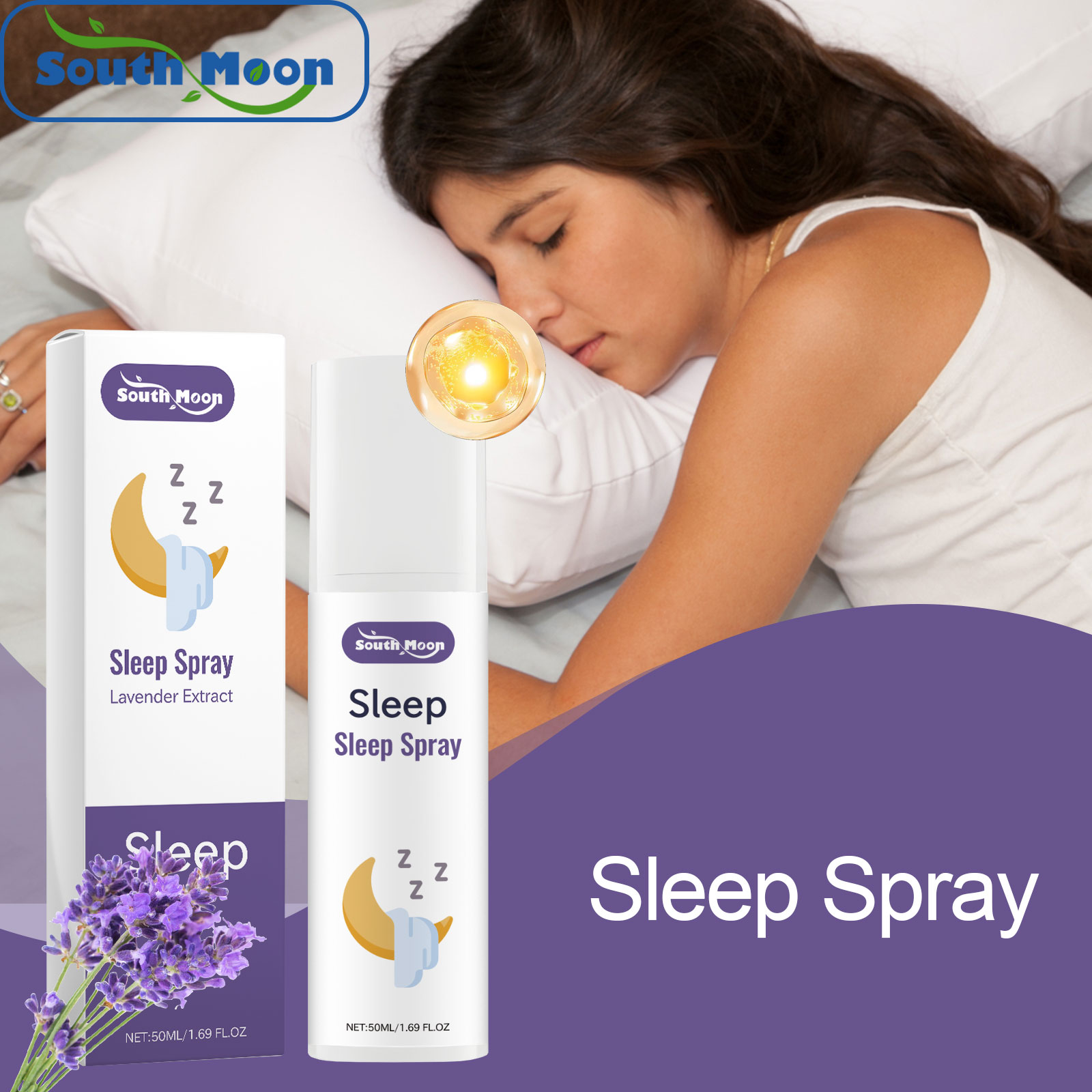 Spray de lavanda para dormir,  - Lavender Pillow Spray reseña y precio